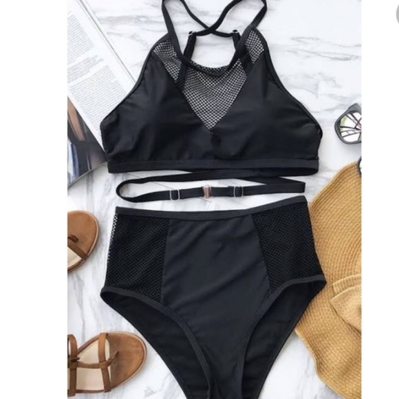 Cupshe Other - CupShe NWT Mystery Night Bikini Set